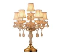 LICONG-2020 Lámpara de mesa Lámpara de escritorio cabecera cama lujo for sala estudio, lámpara cristal for hotel