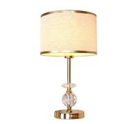 LICONG-2020 Lámpara de mesa Lámpara de escritorio for dormitorio, mesita noche, cálida y creativa, cristal