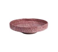 LICONG-2020 Macetas Plato de cerámica Base Baja for arreglos Florales Interior y Exterior con Borde Enrollado Bandeja antigoteo