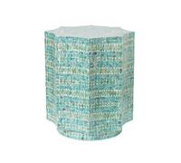 LICONG-2020 Mesa Auxiliar Mesa Auxiliar de sofá y Mesa Centro pequeña con Mosaico Conchas artesanales, mesita Noche esquinera for Sala Estar Dormitorio