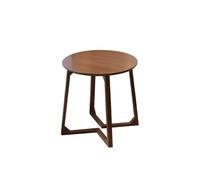 LICONG-2020 Mesa Auxiliar Mesa Auxiliar for sofá, Mesa Redonda pequeña Informal, Baja, de Centro Madera Retro, balcón, Sala Estar