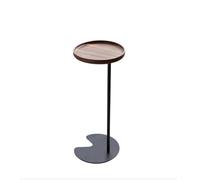 LICONG-2020 Mesa Auxiliar Mesa Auxiliar Redonda de Metal for sofá, Estante for Dormitorio, Sala Estar, Estudio, Mesa pequeña