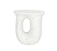 LICONG-2020 Mesa Auxiliar Mesa Decorativa geométrica de hormigón en Forma U for Uso Interior y Exterior