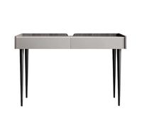 LICONG-2020 Mesa de PC Escritorio de Pizarra de Lujo Ligero, Moderno, Sencillo, for Estudio en casa, Escritura, pequeño, de Madera Maciza, for Dormitorio, Mesa Minimalista for PC(100 * 50 * 75cm)