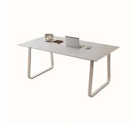 LICONG-2020 Mesa de PC Escritorio de Viento Color Crema for Estudiantes, hogar, pequeña Placa de Roca Blanca Pura, Mesa de Pc, Escritorio de Oficina, rectángulo Simple Moderno(180 * 80 * 75cm)