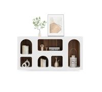 LICONG-2020 Mesas de Consola Consola Blanca, Mesa de Entrada con 6 Compartimentos y Organizador Almacenamiento, sofá