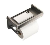 LICONG-2020 Organizador de Ducha Portarrollos de Papel higiénico, portarrollos de Papel higiénico de Pared con Estante, portarrollos de Papel higiénico de Aluminio Moderno Adhesivo for baño Toallero