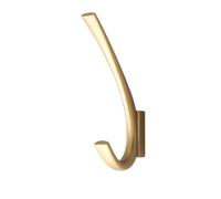 LICONG-2020 Perchero colgante Gancho colgante de pared for dormitorio, dorado Negro, llavero gabinete aleación Zinc, colgador, accesorios baño(Gold)