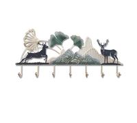 LICONG-2020 Perchero colgante Ganchos for abrigos de dormitorio, ganchos for ropa pared, perchero colgante for entrada, perchas Metal creativas lujo ligeras