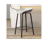 LICONG-2020 Taburetes de Bar Taburete de Bar Madera for el hogar, Restaurante, Isla, Hierro, Ocio, Silla Alta, Gris(Pequeño)