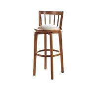 LICONG-2020 Taburetes de Bar Taburete de Bar Moderno for el hogar, Silla, Taburete Alto Giratorio Madera Maciza Lujo Ligero escandinavo, taburetes Altos(A)