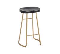 LICONG-2020 Taburetes de Bar Taburetes Altos de Bar Negros sin Respaldo Hierro for Restaurante