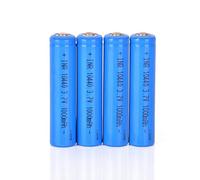 LiCOPOW 10440 batería recargable, 3,7 V AAA Li-ion batería recargable 1000 mAh (4 unidades)