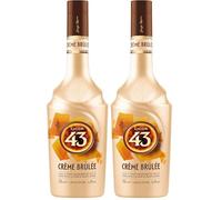 Licor 43 CRÈME BRÛLÉE - Edición Especial, Licor Cremoso con Toques de Caramelo y Vainilla - Botella 700ml (Paquete de 2)
