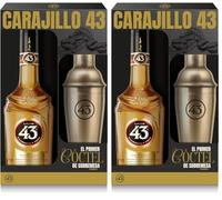 Licor 43 - Pack Licor 43 Original + Coctelera de Regalo - Botella 700 ml (Paquete de 2)