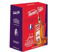 Licor de Whisky - Caja Pack 2 Botellas + 6 Vasos chupito de Regalo - Licor de Whisky con Canela - Ideal para Regalo o Fiestas