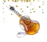 Licor Decantador - Divertida Botella Cervecera En Forma De Guitarra Con Pajita Y Correa | Dispensador Transparente De Llenado | Para Vino Agua Bar De Hogar Hombre Papá Padres Cumpleaños Boda Inaugurac