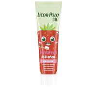 Licor del Polo Bio Junior 0-6 Años Pasta de Dientes Bio Fresa Natural 50g