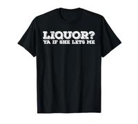 Licor Ya Si Ella Me Deja Vintage Camiseta