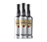 Licores Caballero Ponche Botella Misil 1 L (Caja de 3 Botella Misil de 1 L)