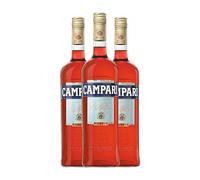 Licores Campari Biter Botella Misil 1 L (Caja de 3 Botella Misil de 1 L)