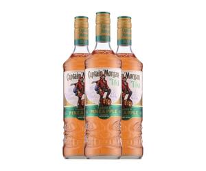 Licores Captain Morgan Tiki Mango & Pineapple 70 aja de 3 Botellas de 70 cl)