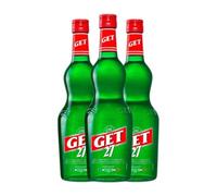 Licores Get 27 Pippermint Botella Misil 1 L (Caja de 3 Botella Misil de 1 L)
