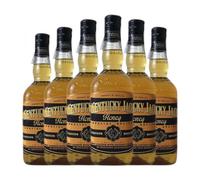 Licores Kentucky Jack Honey Licor de Whisky 70 cl (Caja de 6 Botellas de 70 cl)