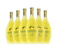Licores Limoncino Bottega Botella Medium 50 cl (Caja de 6 Botella Medium de 50 cl)