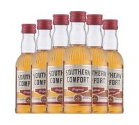 Licores Southern Comfort Original Whisky Botellín Miniatura 5 cl (Caja de 6 Botellín Miniatura de 5 cl)