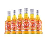 Licores Suntory Sourz Mango 70 cl (Caja de 6 Botellas de 70 cl)