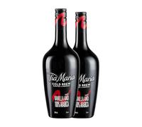 Licores Tía María Cold Brew Licor de Café 1 L (Caja de 2 Botellas de 1 L)