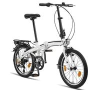 Licorne Bike Conseres - Bicicleta plegable de 20 pulgadas para hombre y mujer, 6 marchas