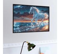 Licorne de rêve Dans Les vagues Puzzles 500 Piezas Construir Maquetas Faune Sauvage Rompecabezas para Adultos Desafío Intelectual Juguete Educativo 3D Moderno 500 PCS