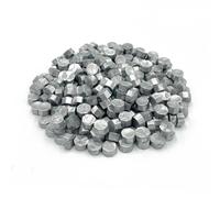 LICQIC 300 Piezas Cuentas de Sello de Cera, Cera para Sellos de Lacre Verde, Perlas de Cera para Lacrar Octogonales, para Sellos de Cera, Cartas, Tarjetas, Envoltura de Regalos