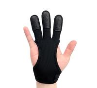 LICQIC Guantes de Tiro con Arco de 3 Dedos, Tres Dedos para Caza, Guante Protector, Guantes de Protección de Tiro con Arco para Arcos Recurvos, Protección Antideslizante con Arco