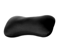 Licsaliwe Almohada para el Cuello con microperlas, Soporte de Viaje en Forma de Hueso para sillón reclinable, para Dormir en la Oficina y en el automóvil, 15 x 7, 9 x 2, 4 Pulgadas, Negro