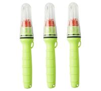 Licsaliwe Bengalas para Barcos 3 Piezas de bengalas Marinas - Equipo de Seguridad para Barcos LED con Sensor de luz automático (luz roja)