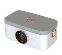 Licsaliwe Caja de almuerzo autoalimentadora 1L Lunch Lunch, inalámbrico e inalámbrico para la oficina, el automóvil, los viajes, el campamento