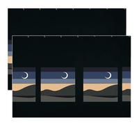 Licsaliwe Cortinas de litera de 2 Paneles, Cortinas de Noche de a Prueba de luz, para dormitorios, hogar, privacidad/ 79x59