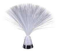 Licsaliwe Luz nocturna de fibra óptica, lámpara sensorial que cambia de color, luz de base cónica para dormitorio, habitación de niños, no necesita batería