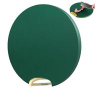 Licsaliwe Tabla de Corte Redonda, Tabla de Corte de plástico de Doble Cara, de sin Deslizamiento con manija giratoria, tableros de fácil de Limpiar para cocinas, de Cortar Redonda