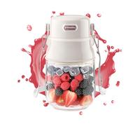 Licuadora Batidora Portátil | Vaso Batidora Portátil Mini Exprimidor - Mezclador Recargable para Batidos, Café, Zumos, Proteínas y Lácteos en Playa, Cocina, Viajes, Exteriores y Picnic