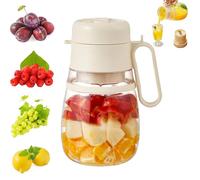 Licuadora Bloame, Máquina Exprimidora 3 en 1 Bloame, Actualización de 12 Cuchillas 1000 Ml Licuadora Portátil, Licuadoras De Jugo Fresco Portátil, Para Batidos Y Batidos, Exprimidor De Frutas(Blanco)