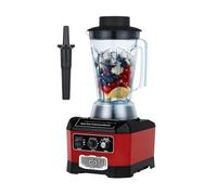 Licuadora Comercial Profesional De Alta Resistencia, Sin BPA, Mezcladora Alimentos, Exprimidor, Trituradora Hielo, Máx. 2200 W Potente Procesos Esfuerzo Ingredientes(Red)
