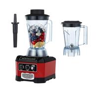 Licuadora Comercial Profesional De Alta Resistencia, Sin BPA, Mezcladora Alimentos, Exprimidor, Trituradora Hielo, Máx. 2200 W Potente Procesos Esfuerzo Ingredientes(Red extra dry jar)
