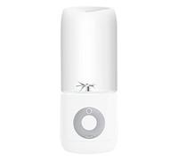Licuadora eléctrica de frutas de 500 ml, mini taza exprimidora de hielo para la escuela, color blanco, 7.48 x 3.14 pulgadas