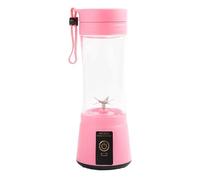 Licuadora Eléctrica Pequeña, Vaso Exprimidor, Exprimidor de frutas inalámbrico de 400 ml para batidos, de limpieza automático con cordón, mezclador a prueba de fugas para viajes, hogar, tra