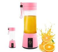 Licuadora Eléctrica Pequeña, Vaso Exprimidor - Licuadora de carga USB de 400 ml para frutas - Mezclador para beber de pequeños electrodomésticos de cocina para zanahoria, pitaya, pepino, plátano y nar