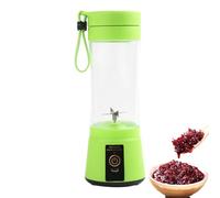 Licuadora Eléctrica Pequeña, Vaso Exprimidor | Mezclador de frutas multifuncional de 400 ml con 6 cuchillas - Mezclador para beber de pequeños electrodomésticos de cocina para zanahoria, pitaya, pepin